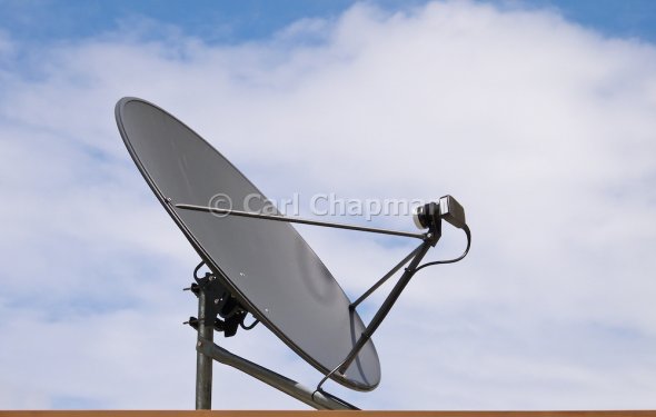 Satellite television dish